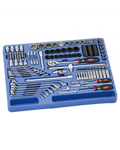Genius Tools 98 Piece 1/4" & 1/2" Dr. Metric Tool Set - MS-098M