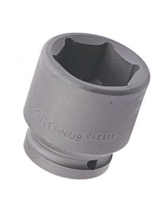 Genius Tools 3/4" Dr. 17mm Impact Socket (CR-Mo) - 645217
