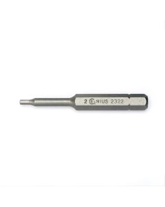 Precision 2mm Hex Screwdriver Bit - 56mm Length