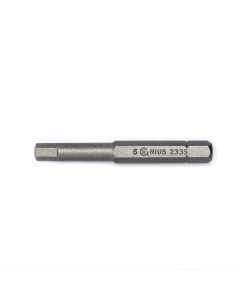 5mm Hex Screwdriver Bit - 56mm Length | Genius Tools