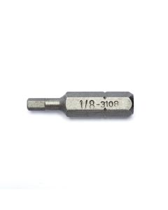 Precision 1/8 Hex Screwdriver Bit - 30mm Length