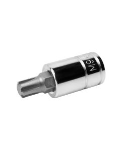 Genius Tools M9 Ribe Bit Socket 3/8 Drive - 50mm Length