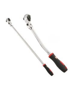 Genius Tools Flex Head Ratchet 1/2 Inch Drive 72 Teeth Comfort Handle 440mm Length - 484464S

Genius Tools Bent Handle Flex Head Ratchet 3/8 Inch Drive Comfort Grip - 383383S