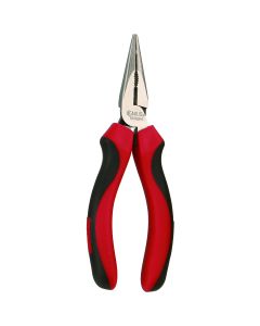 Chain Nose Pliers with Cutter - Soft Handle, 6 Length