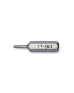 T-7 Star Screwdriver Bit 30mmL - Genius Tools 6107