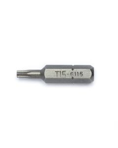 T-15 Star Screwdriver Bit 30mmL - Genius Tools 6115