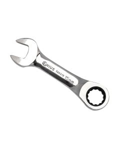 15mm Stubby Ratcheting Wrench - Genius Tools 760215