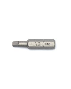 Precision S#2 Square Screwdriver Bit - 30mm Length