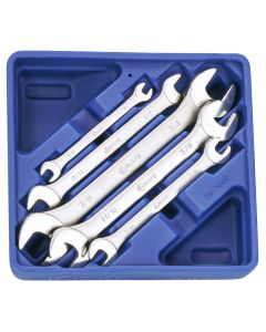 5 Piece SAE Open End Wrench Set - Genius Tools OW-705S