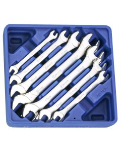 7-Piece Metric Open End Wrench Set - Genius Tools OW-707M