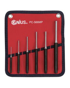 Genius Tools 6-Piece Metric Pin Punch Set - PC-566MP