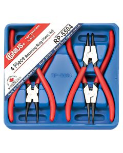 Genius Tools Retaining Ring Pliers Set - 4 Piece RP-5504