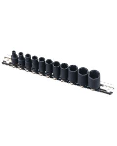 11-Piece SAE Impact Socket Set - Genius Tools TF-211S