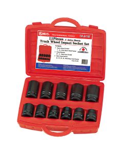 Genius Tools 11-Piece Metric Impact Socket Set