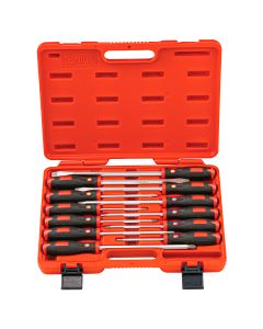 12-Piece Tang-Thru Screwdriver Set - Genius Tools TT-512PZ