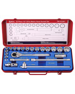 22-Piece Metric Socket Set - Precision & Durability