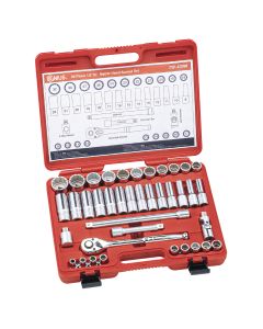 39-Piece Metric Socket Set - Genius Tools TW-439M