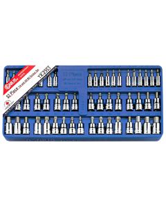 Genius Tools 53-Piece Bit Socket Set - TX-2353