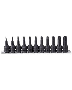 Genius Tools 11-Piece Star Impact Bit Socket Set