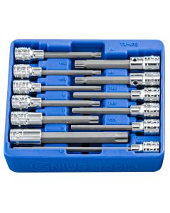 Genius Tools 12-Piece Bit Socket Set - TX-412