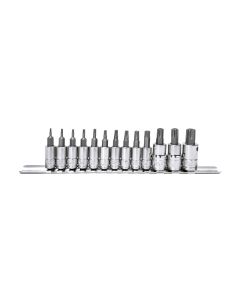 Tamperproof Star Bit Socket Set - 13 Piece | Genius Tools