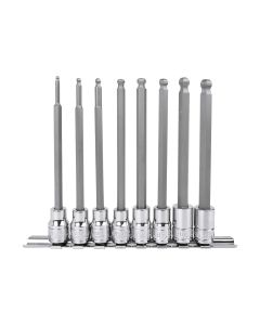 Genius Tools 8-Piece Metric Wobble Hex Bit Socket Set