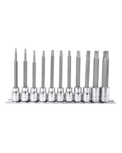 Genius Tools 11-Piece Pentacle Bit Socket Set