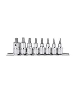 8-Piece Pentacle Bit Socket Set - Genius Tools BS-408PE
