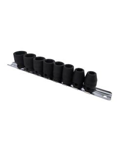 Genius Tools 8-Piece SAE Impact Socket Set - CM-308S