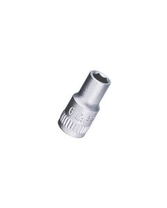 6mm Hand Socket - Genius Tools 1/4 Dr. 222506