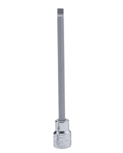 Precision Slotted Bit Socket 80mmL - Genius Tools 1/2 Dr.