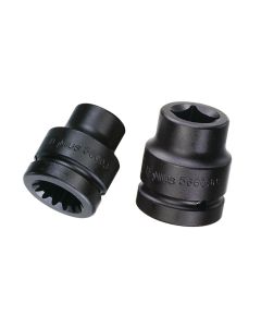 Heavy-Duty 13/16 Budd Wheel Impact Socket - Spline Dr.