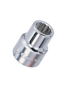 Durable 90mm 12-Point Hand Socket - Genius Tools 1