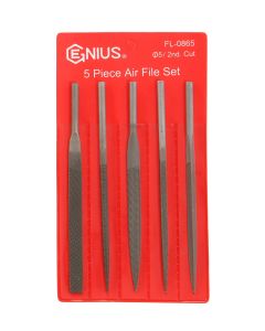Genius Tools 5 Piece Air File Set - Precision & Quality