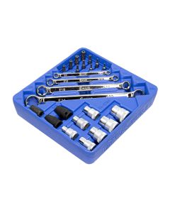 24-Piece Star Wrench Set TX-2324 by Genius Tools