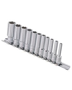 11-Piece Metric Deep Socket Set - Genius Tools GD-211M