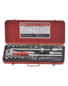 Genius Tools 43-Piece Socket Set - Metric & SAE