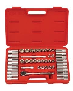 47-Piece Metric & SAE Deep Socket Set - Genius Tools