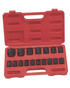 Genius Tools 17-Piece Metric Impact Socket Set