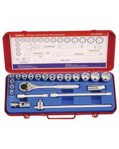 22-Piece Metric Socket Set - Genius Tools GS-422M2