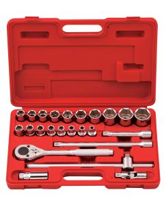 24-Piece Metric Socket Set - Genius Tools GS-424M