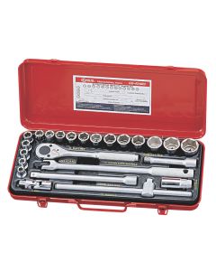 24-Piece Metric Socket Set - Genius Tools GS-424M3