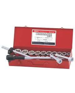 Genius Tools 17-Piece SAE Socket Set - Durable CR-Mo