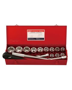 Premium 15-Piece Metric Socket Set - Durable CR-Mo