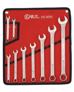9-Piece SAE Wrench Set - Matte Finish | Genius Tools