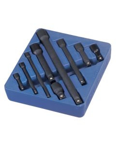 Genius Tools 9 Piece Impact Extension Bar Set ID-424S