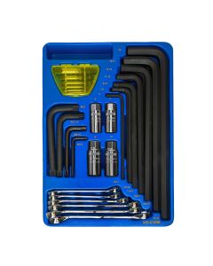 35-Piece Metric Wrench Set - Genius Tools MS-035M
