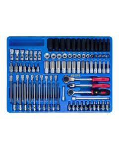 90-Piece SAE Tool Set - Genius Tools MS-090S
