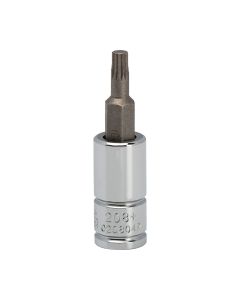 Genius Tools 1/4" Dr. M4 Triple Square Bit Socket 45mmL