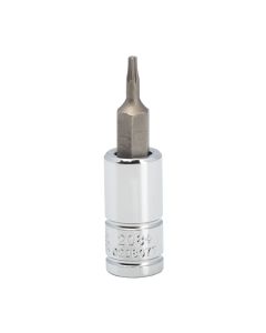 Genius Tools 1/4" Dr. T-7 Tamperproof Star Bit Socket 45mmL - 208+7107